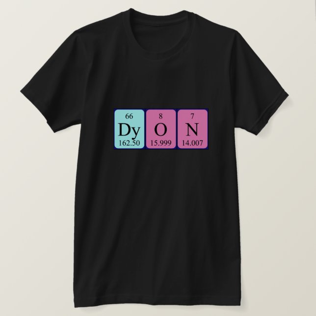 Dyon Periodenname Shirt (Design vorne)
