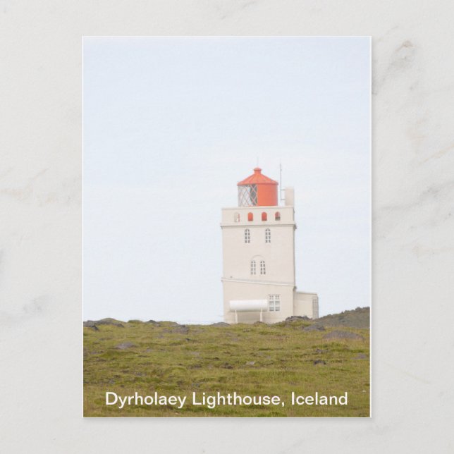 Dyrholaey Lighthouse Islande Carte postale (Devant)