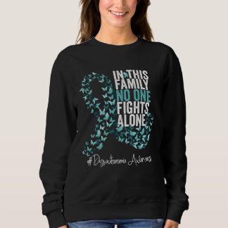 Dysautonomia Awareness Month Teal Ribbon Sweatshirt