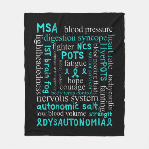 Dysautonomie Awareness Monatsdysautonomie Patient Fleecedecke