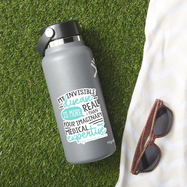 Dysautonomie Bewusstsein für meine unsichtbare Kra Aufkleber (HydroFlask Insitu)