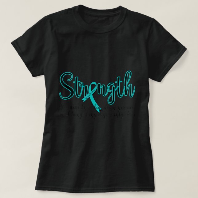 Dysautonomie Bewusstsein Monat POTS Kriegerstärke T-Shirt (Design vorne)