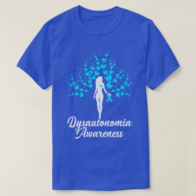 Dysautonomie Bewusstseinsbildung Krieger-Überleben T-Shirt (Design vorne)