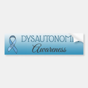 Dysautonomie POTS Awareness Ribbon Autoaufkleber