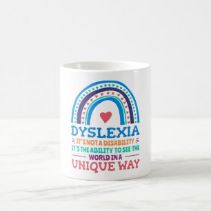 Dyslexia Awareness Dyslexic Kaffeetasse