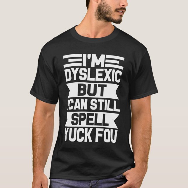 Dyslexia Awareness Reading Disability Visual  4 T-Shirt (Vorderseite)