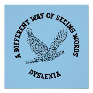 DYSLEXIA - EINE ANDERE ART, WÖRTER ZU SEHEN POSTER
