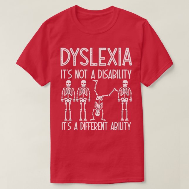Dyslexia Funny Sprichwort T-Shirt (Design vorne)