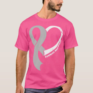 Dyslexie Awareness HPeople Liebe Herz Ribbon Happy T-Shirt