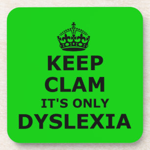 Dyslexie behalten Ruhe und machen weiter Untersetzer