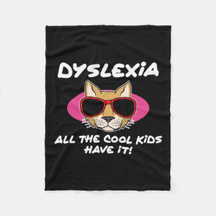 Dyslexie Bewusstsein Behinderung Therapist Graph Fleecedecke