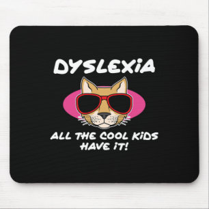 Dyslexie Bewusstsein Behinderung Therapist Graph Mousepad