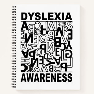 Dyslexie Bewusstsein Dyslexie Lehrer Schüler Notizbuch