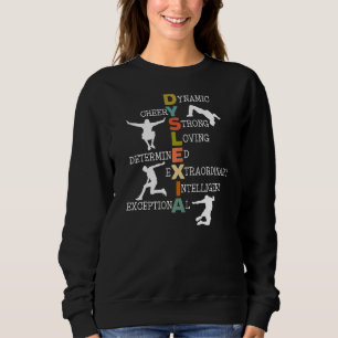 Dyslexie Bewusstseinsbildung Lesekrankheit Sweatshirt