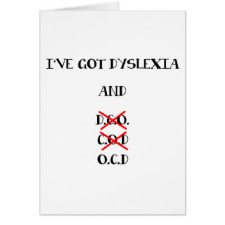 Dyslexie drôle/O.C.D. Design