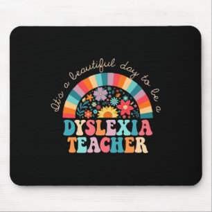 Dyslexie-Lehrer Retro Dyslexie Sped Therapeut Rai Mousepad