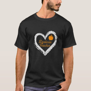Dyslexie Lehrer Therapeut Herzdyslexie T-Shirt