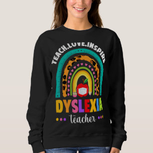 Dyslexie Lehrer zurück zur Schuldyslexie Sweatshirt