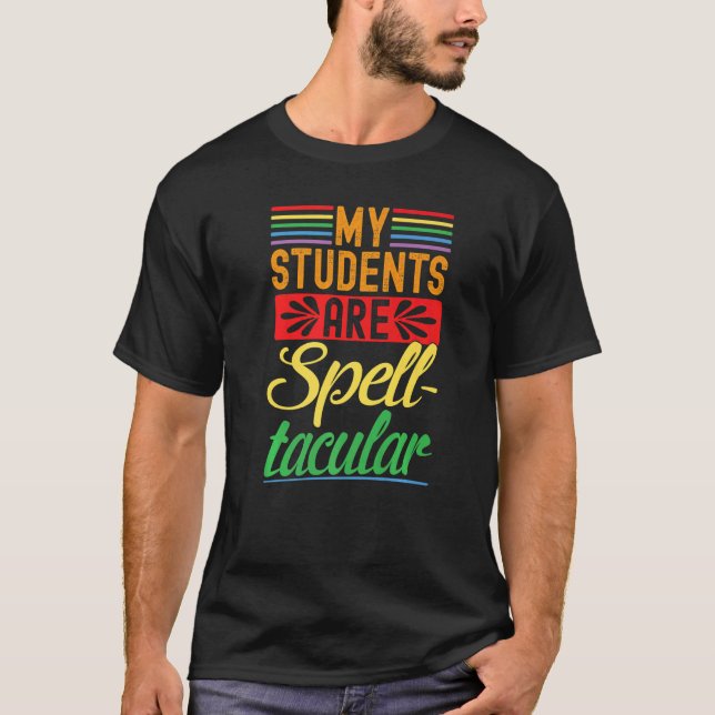 Dyslexie Lehrerin Bewusstsein Dyslexie Lesekrankhe T-Shirt (Vorderseite)