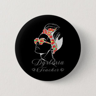 Dyslexie Lehrerin Button