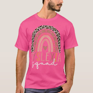 Dyslexie LehrerSquad, Leselehrer, Dyslexie T-Shirt
