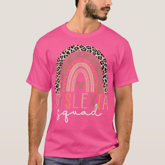 Dyslexie LehrerSquad, Leselehrer, Dyslexie T-Shirt