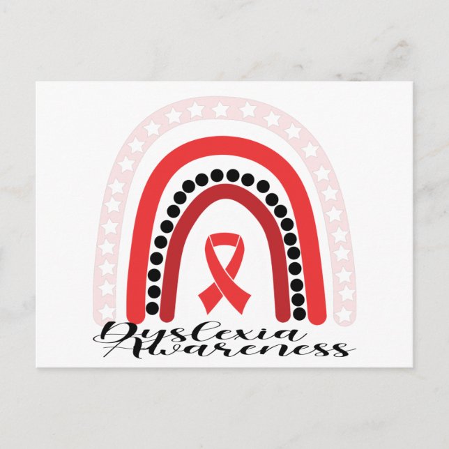 Dyslexie Postkarte (Vorderseite)