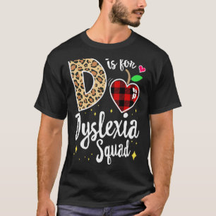 Dyslexie Squad Therapeut Dyslexie Spezialist Readi T-Shirt