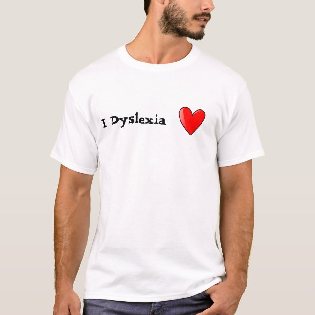 Dyslexie T-Shirt (Vorderseite)