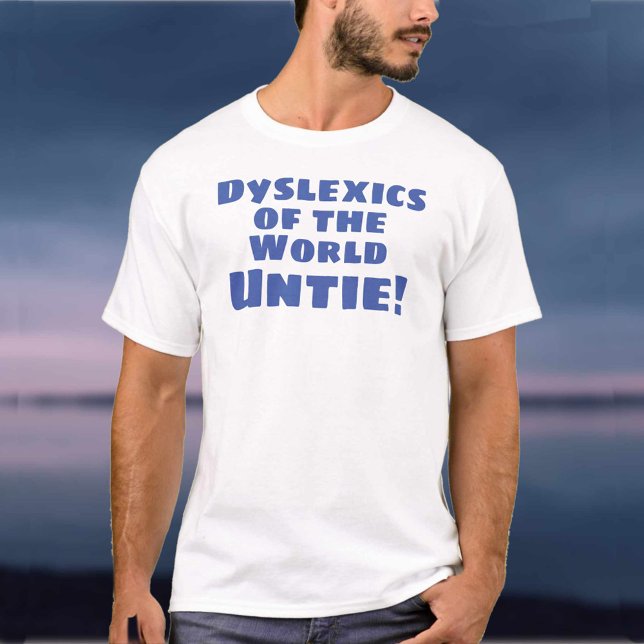 Dyslexie T-Shirt (Von Creator hochgeladen)