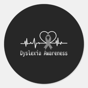 Dyslexie-Unterstützung Runder Aufkleber
