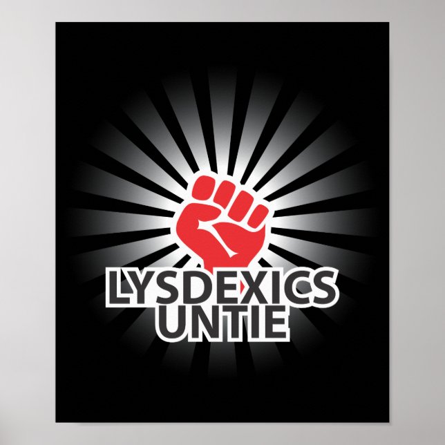 Dyslexie vereint! poster (Vorne)