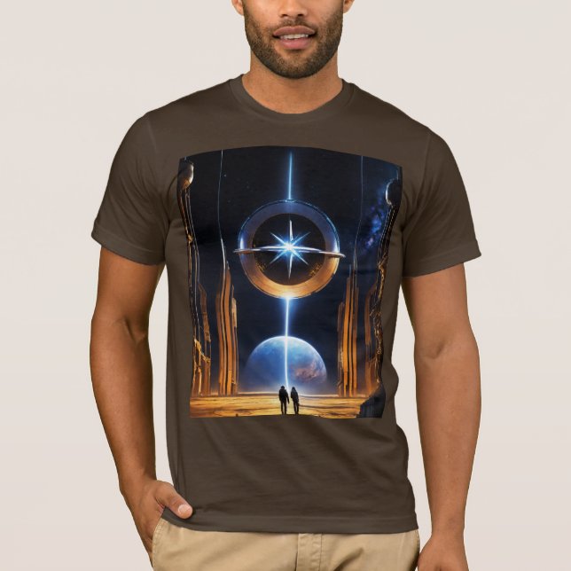 Dyson StarGate - Futuristisches T-Shirt kosmischer (Vorderseite)