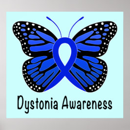 Dystonia Awareness Ribbon of Hope Poster