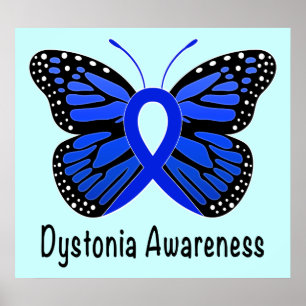 Dystonia Awareness Ribbon of Hope Poster