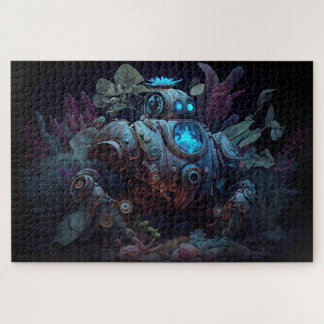 Dystopian Robot & Pflanze