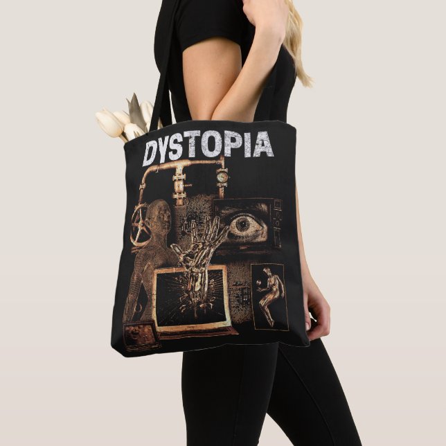 Dystopie - Design von Techno-Dystopian Streetwear Tasche (Von Nahem)