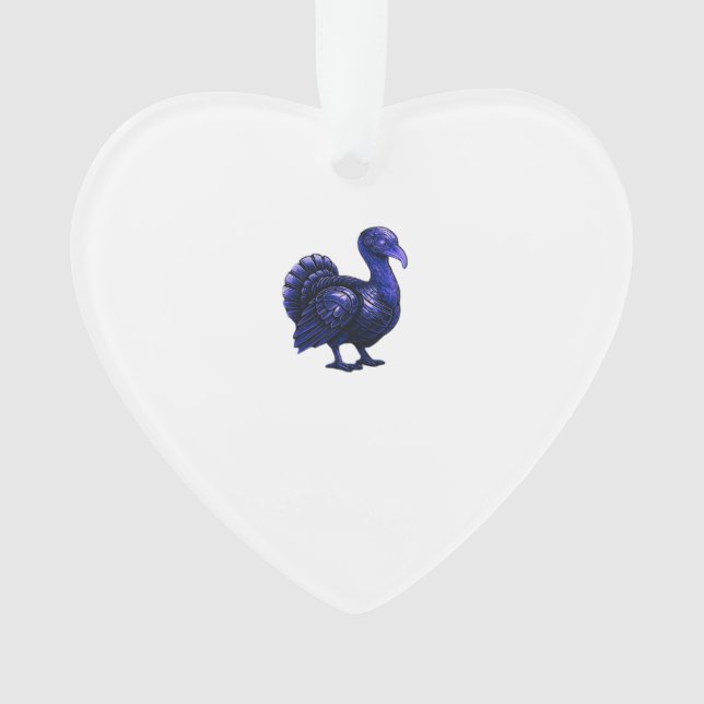 Dystopischer Truthahn Thanksgiving Design Klassisc Ornament (Vorderseite)