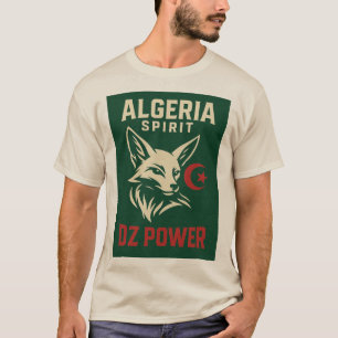 DZ POWER - Algeria Spirit Fennec Design T - Shirt