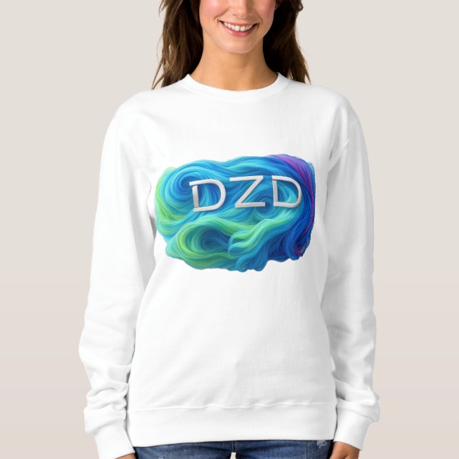 DZD-Logo-Drehfarben Sweatshirt (Vorderseite)