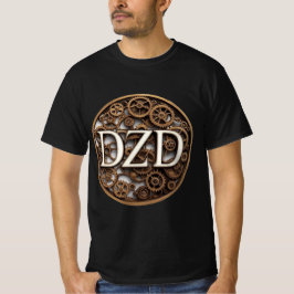 DZD-Logo Steampunk Thema schwarz T-Shirt
