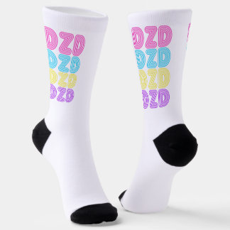 DZD Socks - Klassischer Retro der 80er Jahre Socken