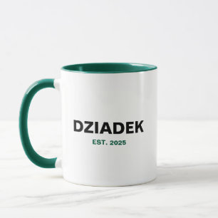 "Dziadek" Est. 2025 - Das perfekte Opa-Geschenk Tasse