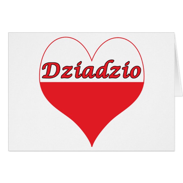 Dziadzio Coeur polonais (Devant horizontal)