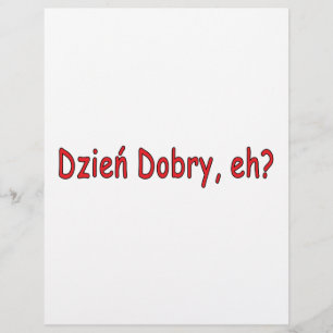 Dzien Dobry, nicht wahr? Flyer