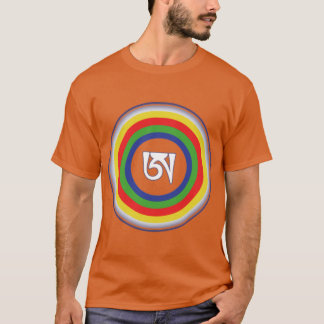 Dzogchen tibetischer Buchstabe A Buddha-Meditation T-Shirt