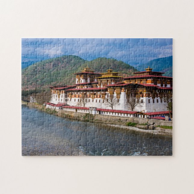 Dzong-Gebäude (Horizontal)