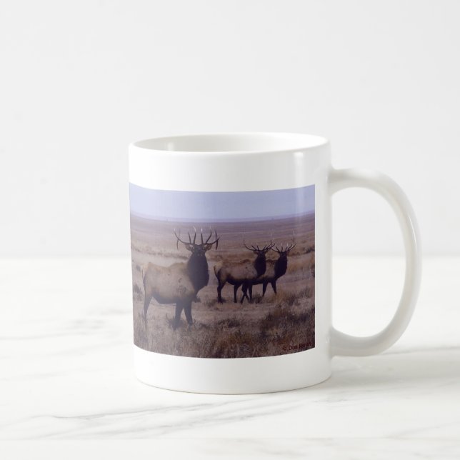 E19 Bull Elk Drop Tines Kaffeetasse (Rechts)