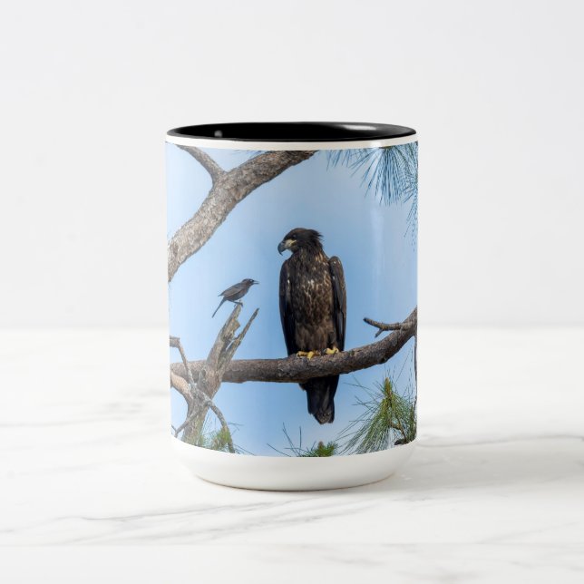 E21 et Mug de café ami Pesky (Centre)