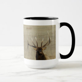 E29 Bull Elk Head Shot Tasse